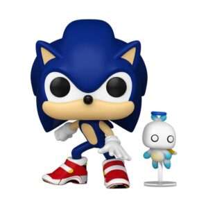 Sonic The Hedgehog Pop & Buddy! Vinile Figura Sonic W/ Hchao 9 Cm Funko