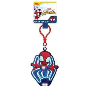 SPIDEY & FRIENDS GLOW TORCH KEYCLIP Portachiavi Pyramid International