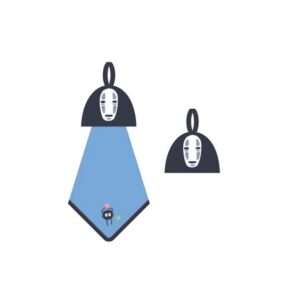 Spirited Away Pop-up Mini Asciugamano No Face 25 X 25 Cm Marushin
