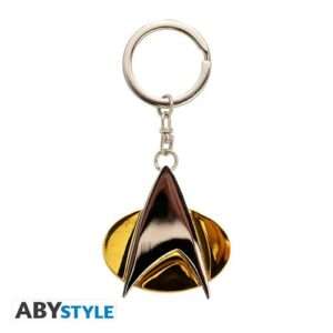 Star Trek Portachiavi In 3d Communicator Badge Abystyle