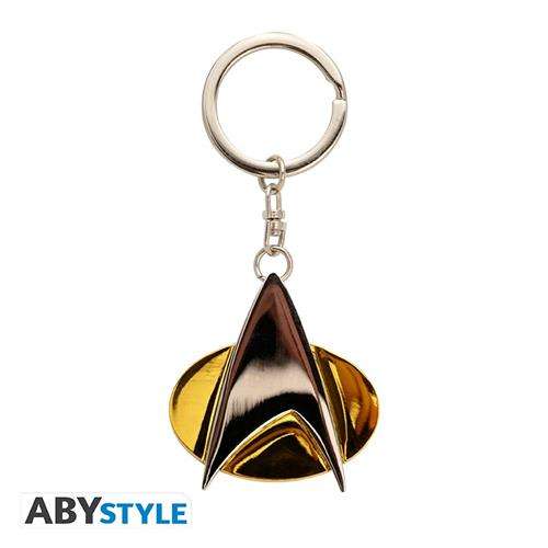 Star Trek Portachiavi In 3d Communicator Badge Abystyle