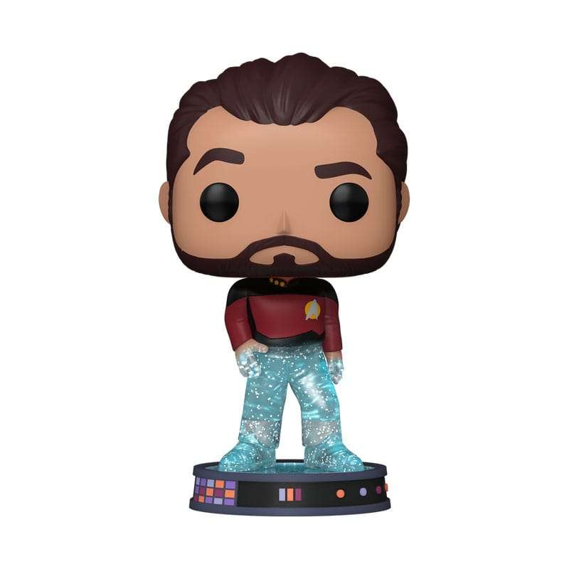 Star Trek Transporter Pop! Plus Movies Vinile Figura Riker 9 Cm Funko