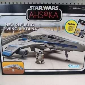 Star Wars: Ahsoka Vintage Collection Vehicle New Republic E-Wing & KE4-N4 Hasbro Scatola Rovinata