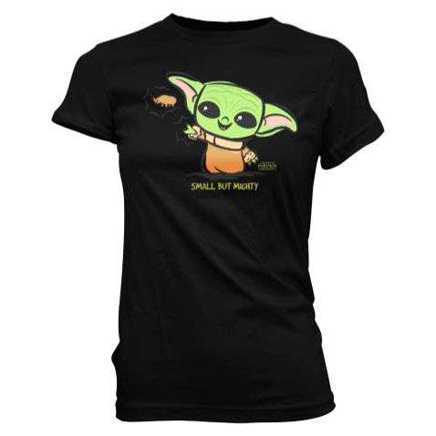 Star Wars Mandalorian - Yoda Il Bambino "Small But Mighty" T-Shirt Taglia M - Funko