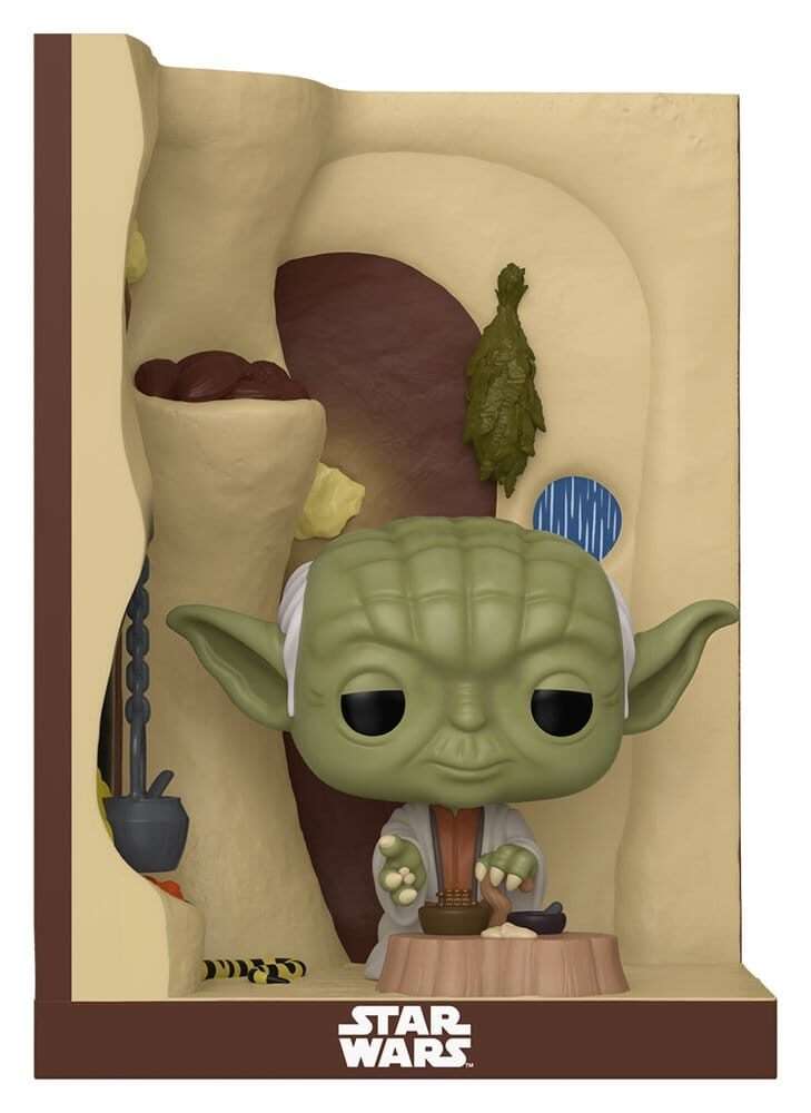 Star Wars Pop! Nooks Vinile Figura Yoda's Hutt 9 Cm Funko