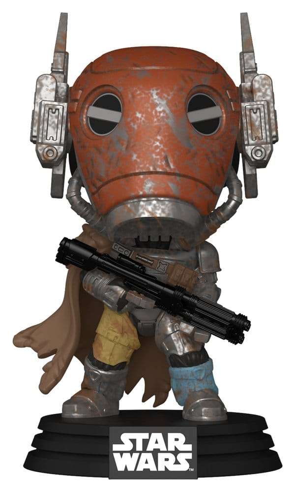 Star Wars: The Mandalorian E Grogu Pop! Vinile Bobblehead Figura Mercenary Guard Droid 9 Cm Funko