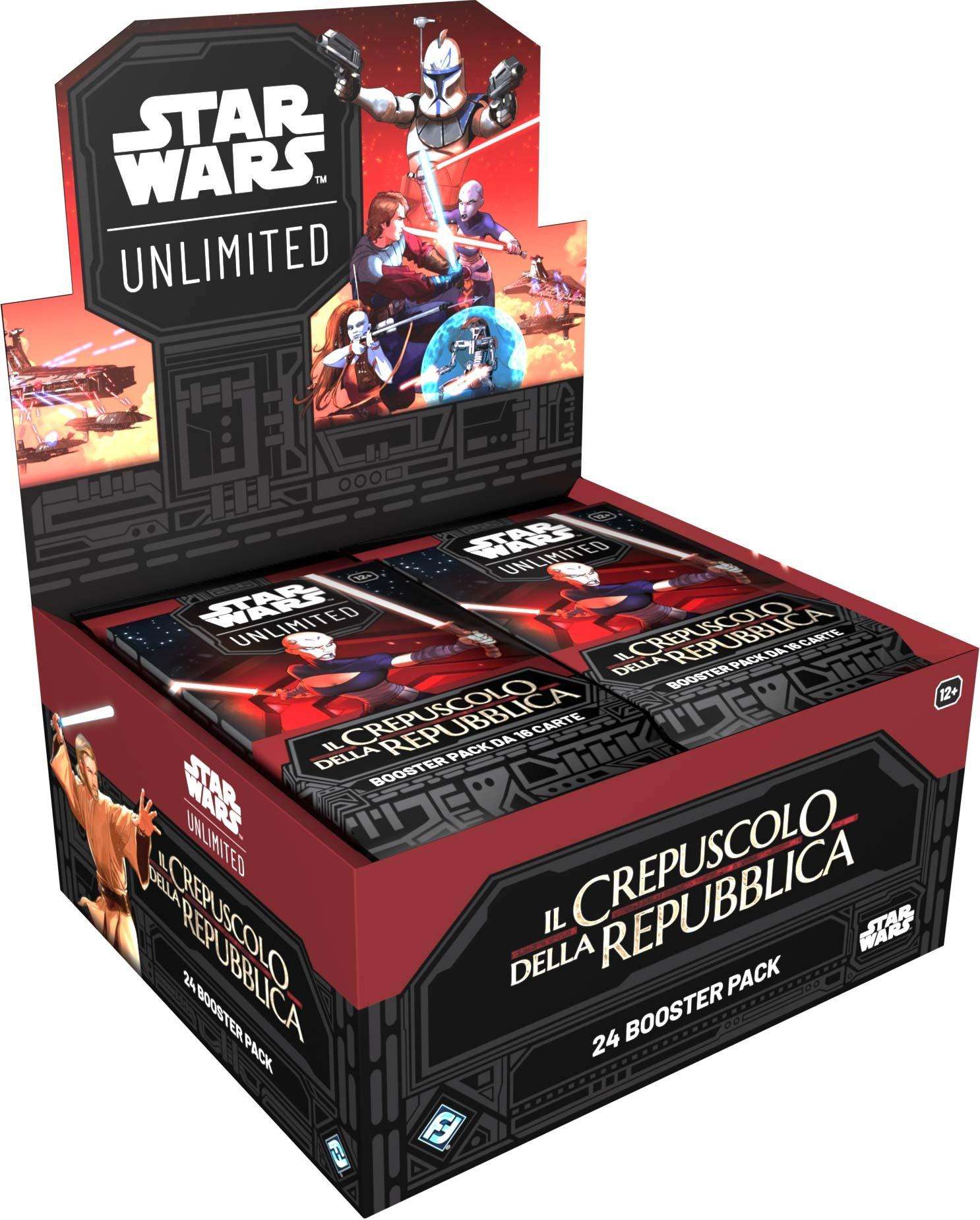 Star Wars: Unlimited Crepuscolo della Repubblica Booster Box 24 Buste (ITA) - Asmodee