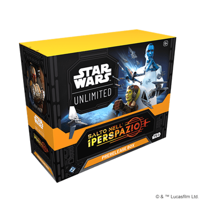Star Wars: Unlimited Salto Nell'Iperspazio Prerelease Box (ITA) - Asmodee