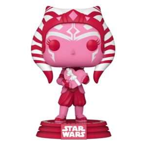 Star Wars Valentines Pop! Star Wars Vinile Figura Ahsoka 9 Cm Funko