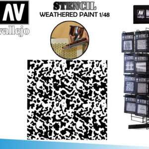 STENCIL STAIR001 WEATHERED PAINT 1/48 ACCESSORI PER MODELLISMO VALLEJO VALLEJO