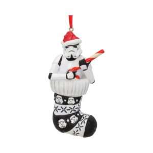 Stormtrooper In Calza Befana Hanging Ornamen Decorazioni Natalizie Nemesis Now
