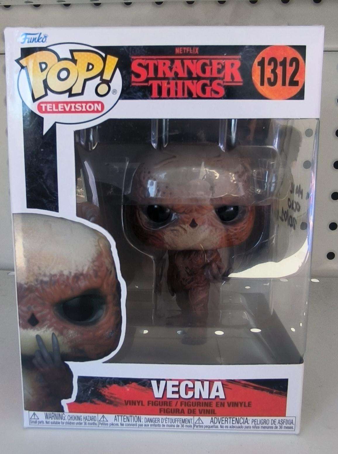 Stranger Things Pop! Town Vinile Figura Vecna Pointing 9 Cm Funko Scatola Rovinata