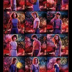 Stranger Things Poster Montaggio Personaggi S3 61 X 91 5 Pezzi cm Pyramid