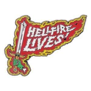 Stranger Things Spilla Badge Hellfire Lives Edizione Limitata Fanattik