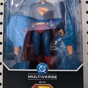 Superman (2025) Dc Multiverse Action Figura Superman 18 Cm Mcfarlane Toys Scatola Rovinata