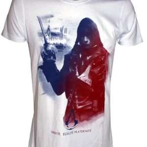 T/S ASSASSIN CREED ARNO FRENCHFLAG WHITE - L T-shirt BIO WORLD