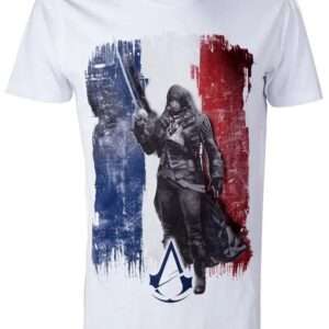 T/s Assassin Creed Arno Frnch Bandiera White - L T-shirt Bio World