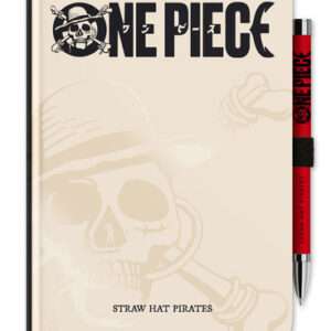 TACCUINO A5 + PENNA PROIETTORE ONE PIECE ANIME ONE PIECE - CANCELLERIA/SCUOLA