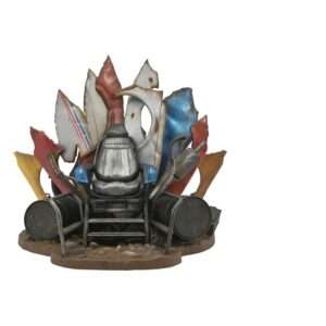 Tartarughe Ninja 2: Secret Of The Ooze Diorama Shredder's Throne 27 Cm Neca