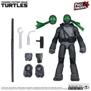 Tartarughe Ninja 5"" Donatello Fig W/comics Bw&g Var Action Figura Mcfarlane Toys 2025