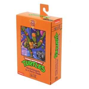 Tartarughe Ninja (Cartoon) Action Figure Ultimate Michelangelo VHS 18 Cm Neca