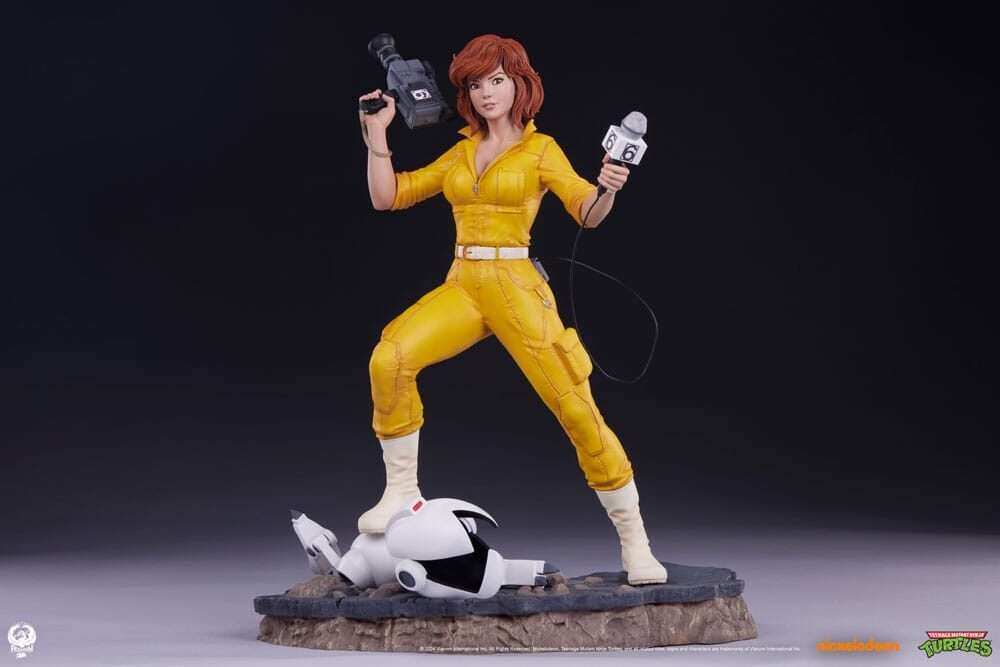 Tartarughe Ninja Premier Series Statua 1/4 April O'neil 46 Cm Premium Collectibles Studio