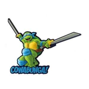 Tartarughe Ninja Soft Touch Magnet Leonardo Con Figura Int.