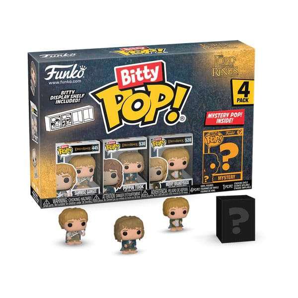 The Il Signore Degli Anelli Bitty Pop! Vinile Figura 4-pack Samwise 2,5 Cm Funko