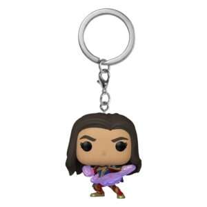 The Marvs Pop! Vinile Portachiavis 4 Cm Ms. Marvel Funko