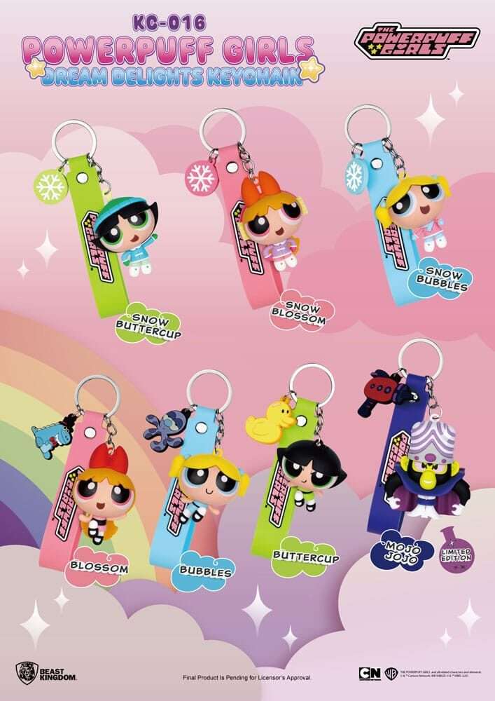The Powerpuff Girls Portachiavis Blind Box Dream Delights 5 Cm Sortiment Beast Kingdom Toys