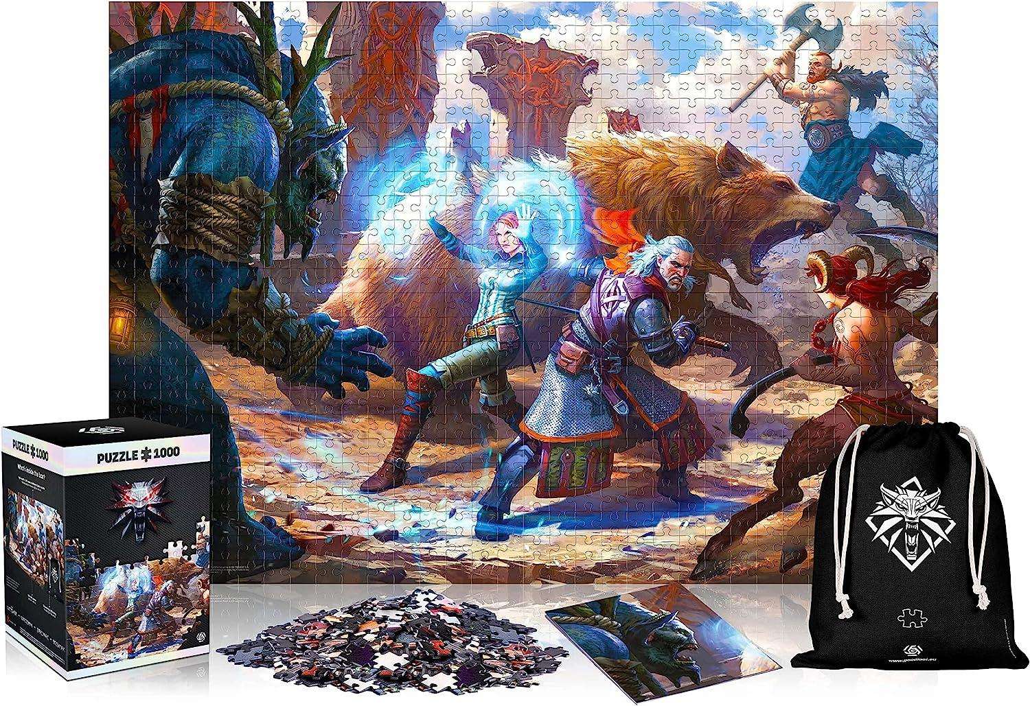 The Witcher-Geralt & Triss 1000 Pezzi Puzzle Puzzle 68 x 48 cm Glp