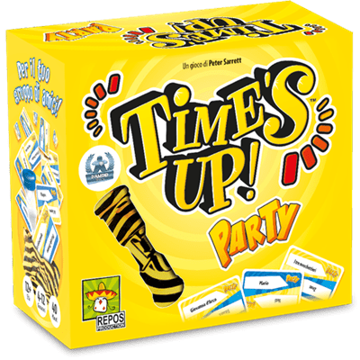 Time's Up! Party (ITA) Gioco da Tavolo 12+ Repos Production Scatola Rovinata
