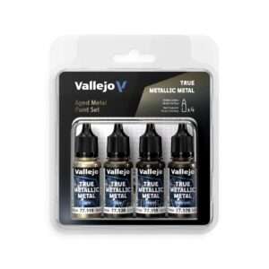 TMM 77258 AGED METAL 4 COLORS SET Colori Vallejo