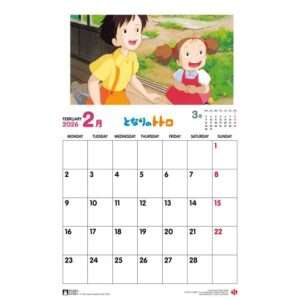 TOTORO 2026 CALENDAR Calendario Studio Ghibli