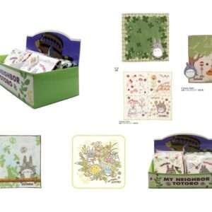 TOTORO 25x25 MINI TOWELS DISPLAY (10) ASCIUGAMANO STUDIO GHIBLI