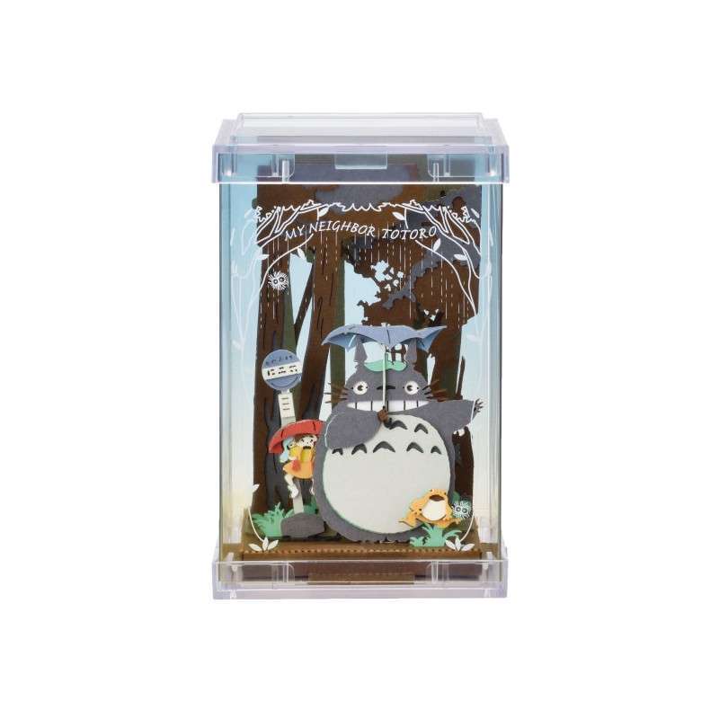 TOTORO THE RAIN CUBE DANCE PAPER THEATER 3d Poster Studio Ghibli