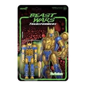 Transformers Beast Wars  Reaction Action Figure Pvc Cheetor 10 Cm Super7