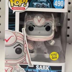 Tron Funko POP Film Vinile Figura Sark Luminoso 9 cm Scatola Rovinata