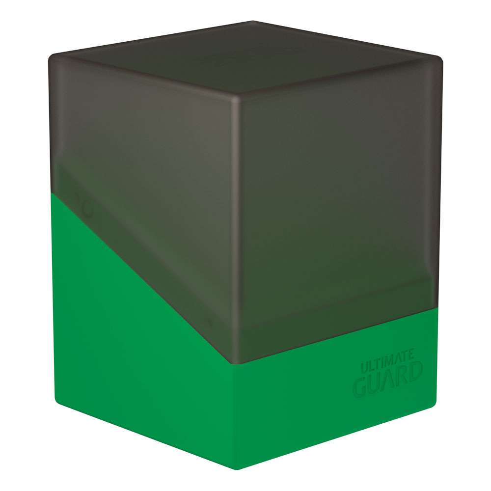 Ultimate Guard Boulder Deck Case 100+ SYNERGY Black/Green Ultimate Guard
