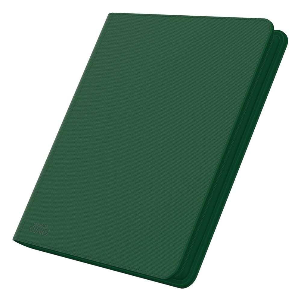 Ultimate Guard Zipfolio 480 - 24-Pocket XenoSkin (Quadrow) - Green Ultimate Guard