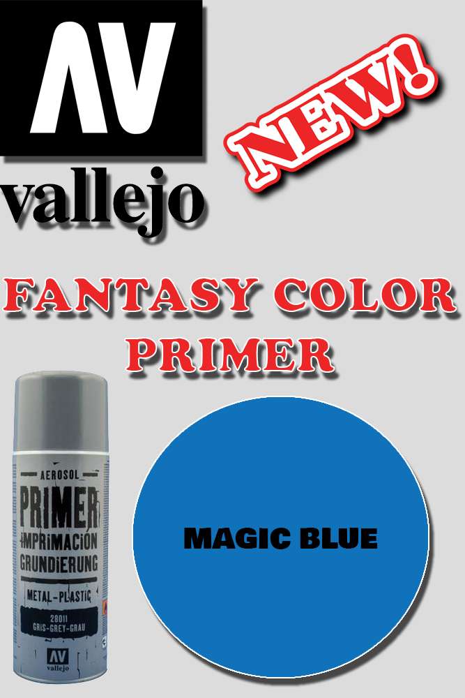 VALLEJO FANTASY COLOR PRIMER MAGIC BLUE 28030 COLORI VALLEJO