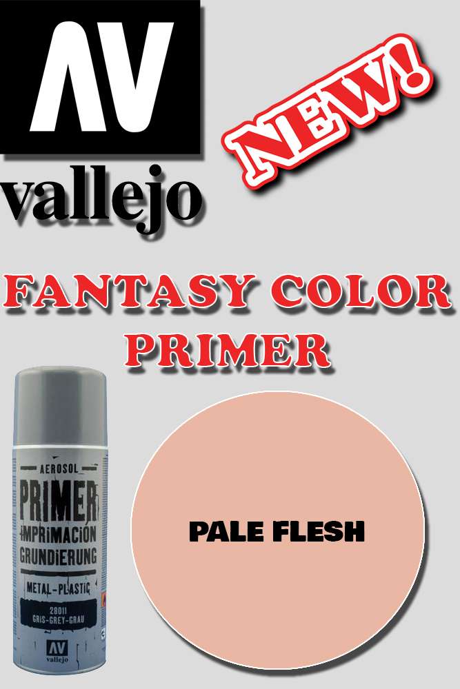 VALLEJO FANTASY COLOR PRIMER PALE FLESH 28024 COLORI VALLEJO