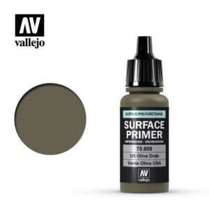 VALLEJO MODEL AIR 70608 SURF PRIMR US OLIVE DRAB COLORI VALLEJO