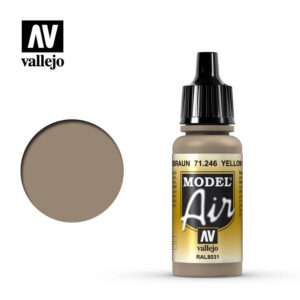 VALLEJO MODEL AIR CAM SANDBROWN RAL8031 71246 COLORI VALLEJO