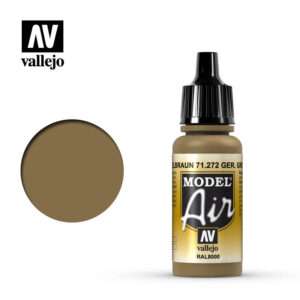 VALLEJO MODEL AIR GERMAN GREEN BROWN 71272 COLORI VALLEJO