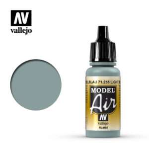 VALLEJO MODEL AIR LIGHT BLUE RLM65 71255 COLORI VALLEJO
