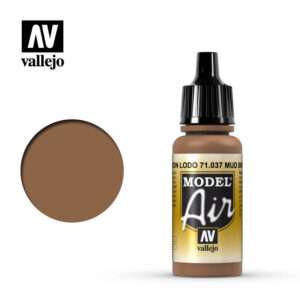 VALLEJO MODEL AIR MUD BROWN 71037 COLORI VALLEJO