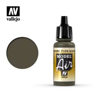 VALLEJO MODEL AIR N41 DARK OLIVE DRAB 71316 COLORI VALLEJO