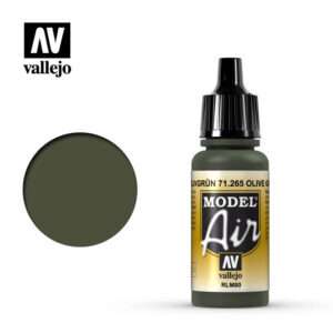 VALLEJO MODEL AIR OLIVE GREEN RLM80 71265 COLORI VALLEJO