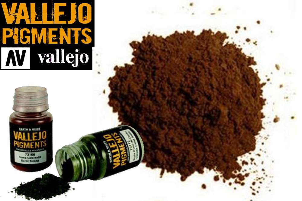 VALLEJO PIGMENT RUST73117 COLORI VALLEJO